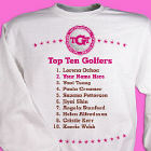 Personalized Top Ten Ladies Golf Sweatshirt